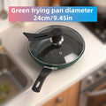 Multi-Purpose Frying Pan - German Crystal Diamond Upgraded Non-Stick Wok, Induction Cooktop & Gas Stove Compatible, Low Smoke Household Frying Pan, Oil-Free Multi-Functional Popular Wok, Maifan Stone Non-Stick Pan for Induction and Gas Stoves
