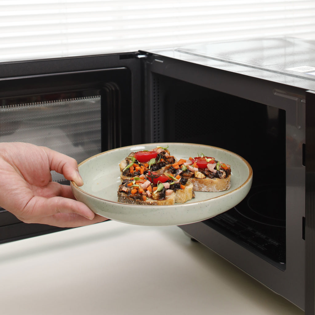 20-Piece Kitchen Must Haves Euro Nordic Reactive Glaze Dinnerware Set-10.5in Dinner Plate\u002F8in Salad Plate\u002F8in Dinner Bowl\u002F6in Cereal Bowl\u002FMugs kitchen accessories Service for 4 People