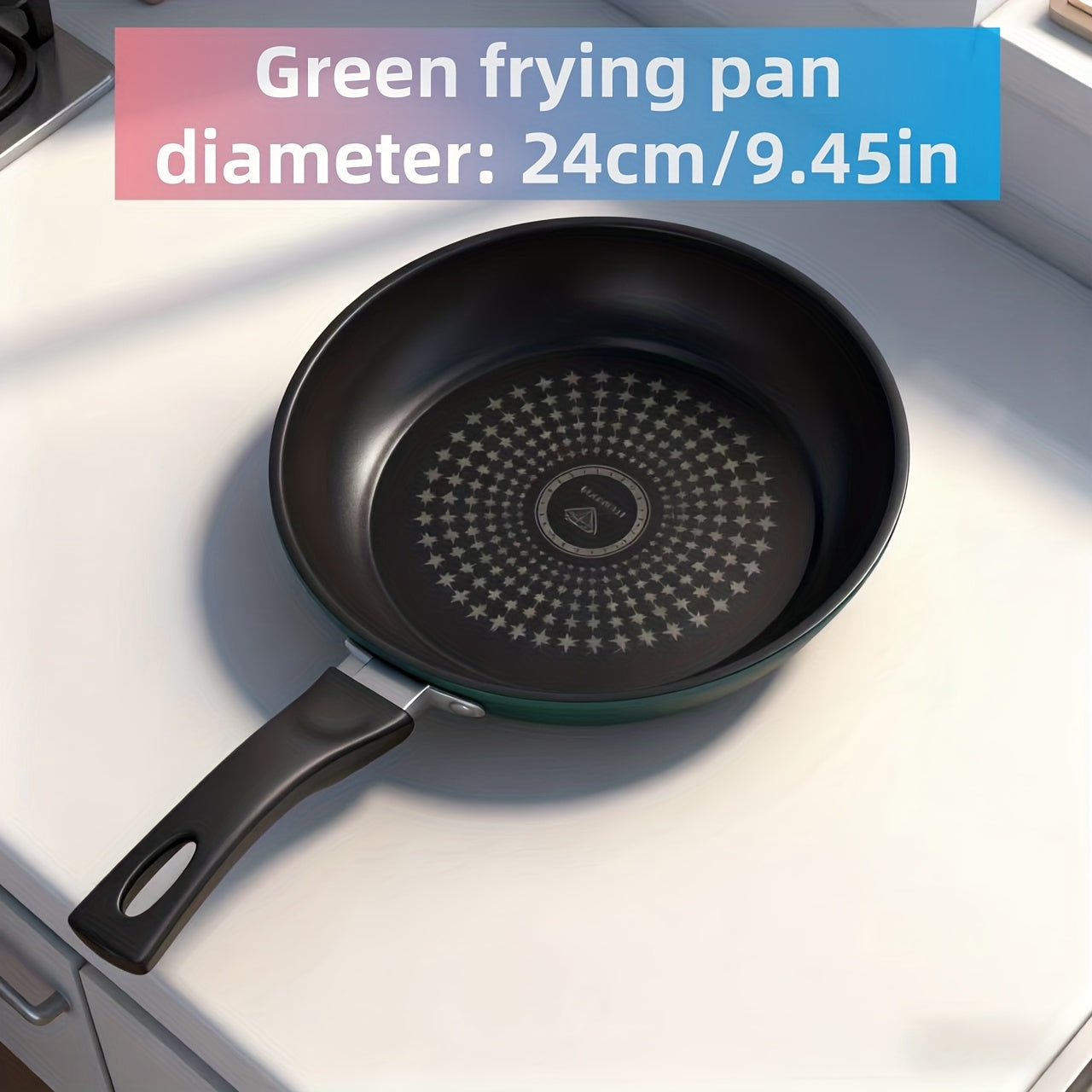 Multi-Purpose Frying Pan - German Crystal Diamond Upgraded Non-Stick Wok, Induction Cooktop & Gas Stove Compatible, Low Smoke Household Frying Pan, Oil-Free Multi-Functional Popular Wok, Maifan Stone Non-Stick Pan for Induction and Gas Stoves