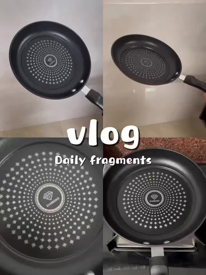 Multi-Purpose Frying Pan - German Crystal Diamond Upgraded Non-Stick Wok, Induction Cooktop & Gas Stove Compatible, Low Smoke Household Frying Pan, Oil-Free Multi-Functional Popular Wok, Maifan Stone Non-Stick Pan for Induction and Gas Stoves