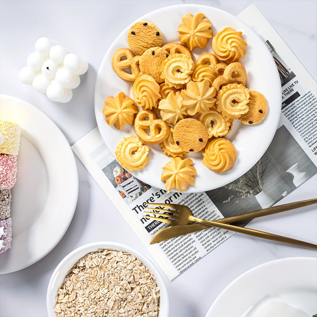 16pcs Off-White Porcelain Dinnerware Set - 6\