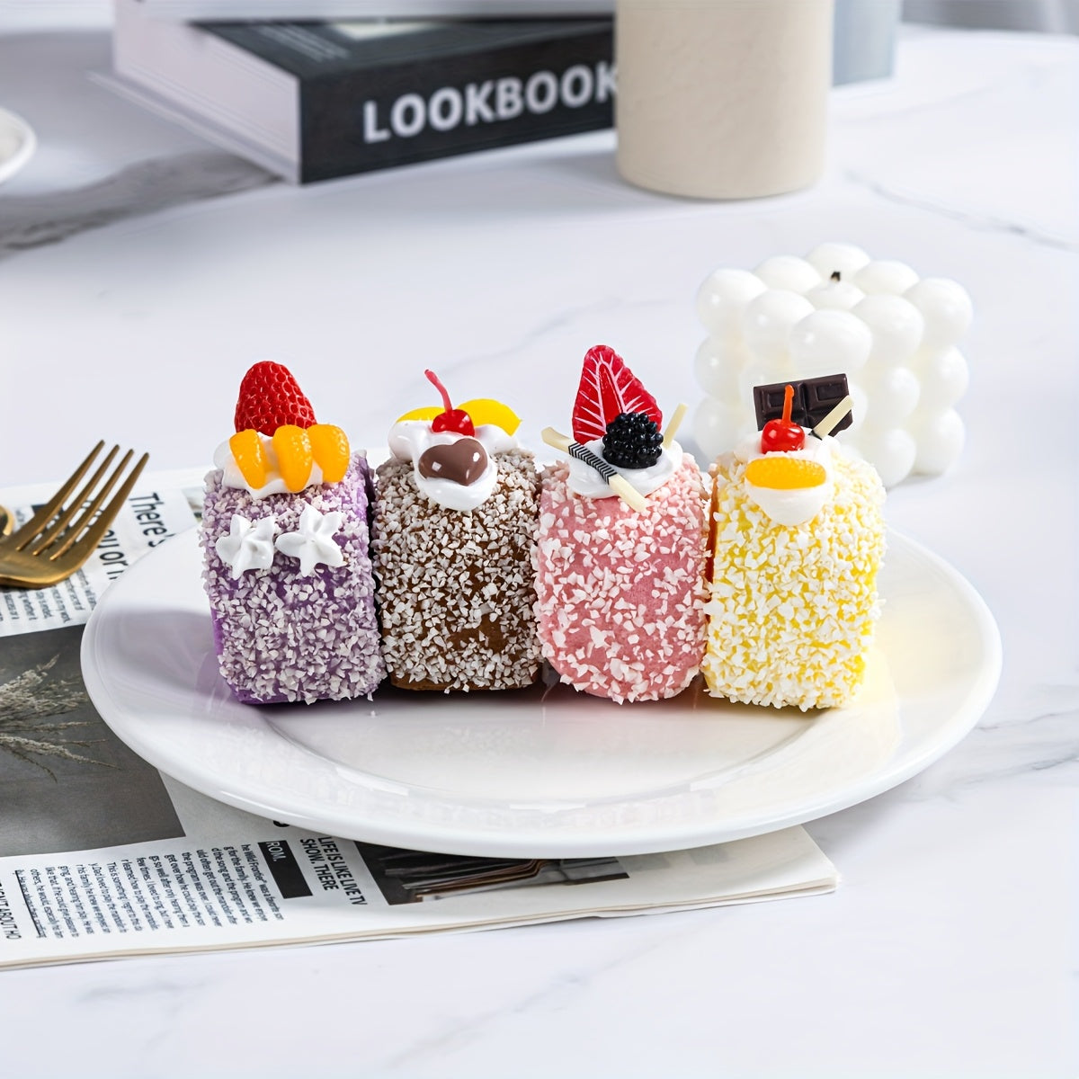 16pcs Off-White Porcelain Dinnerware Set - 6\