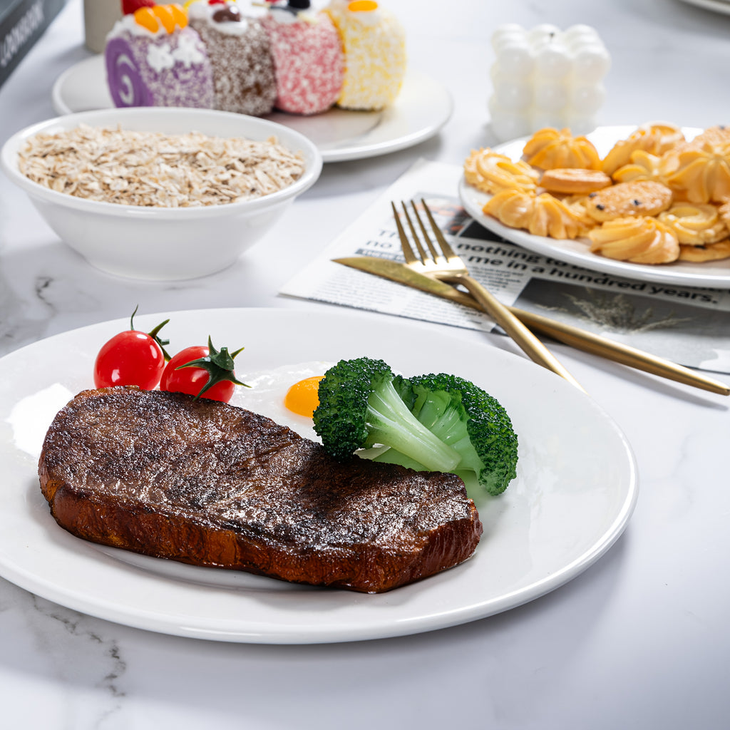 16pcs Off-White Porcelain Dinnerware Set - 6\