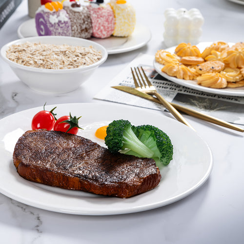 16pcs Off-White Porcelain Dinnerware Set - 6\