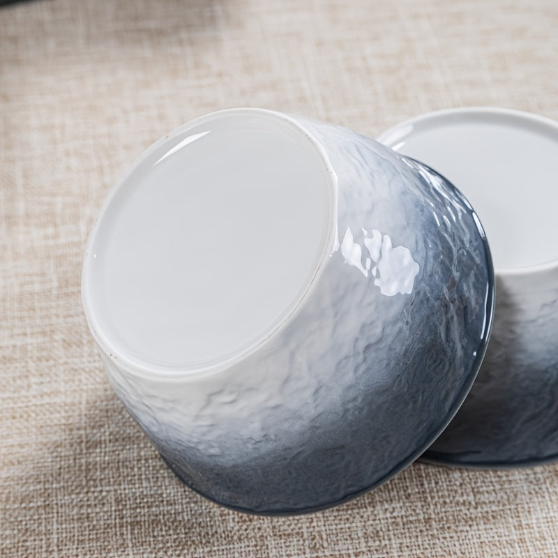 16 High-quality Gradient Blue Ceramic Plates, Bowls And Dishes, Ceramic Tableware, Suitable for 4 People Kitchen Tableware Set, Dishwasher And Microwave Safe, Suitable for Family Gatherings Kitchen Tableware Set, Wedding, Party, Christmas Tableware